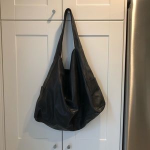 Eileen Fisher Leather Hobo Tote